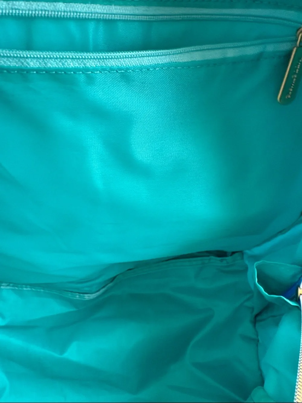 Tupperware Backpack Consultant Award Blue Teal Pink Retro Colors Vintage & Tote